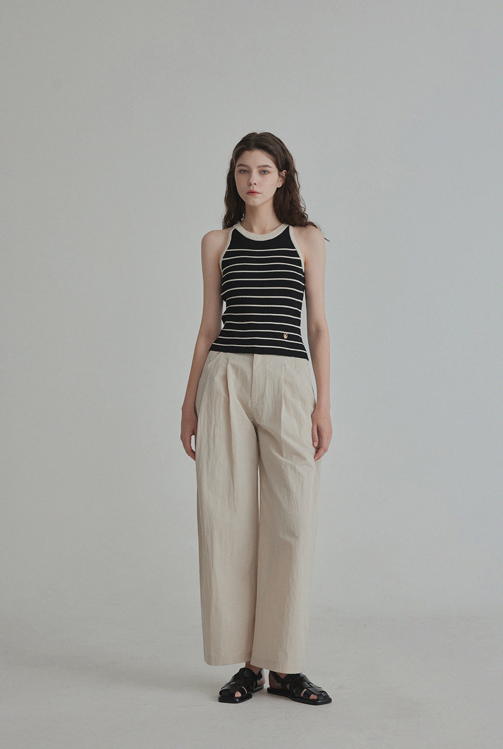 [TWEE]Suel Halter Sleeveless Knit