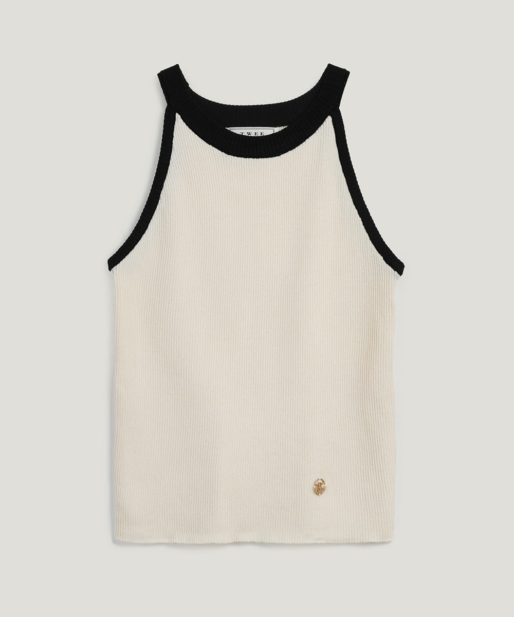 [TWEE]Suel Halter Sleeveless Knit