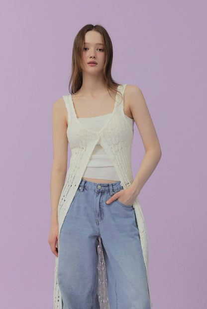 [TWEE] Foresis lace sleeveless