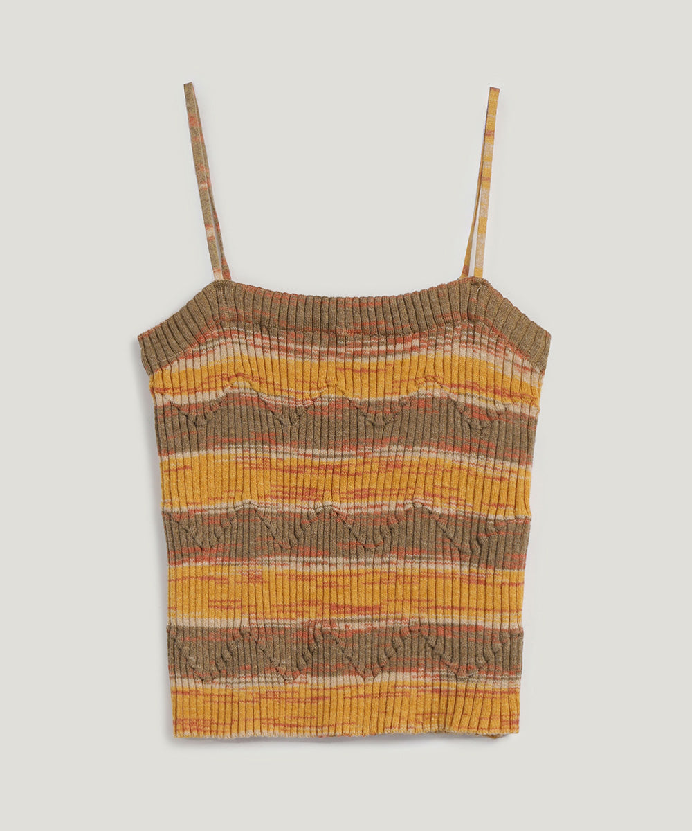 [TWEE] Pep stripe knit sleeveless