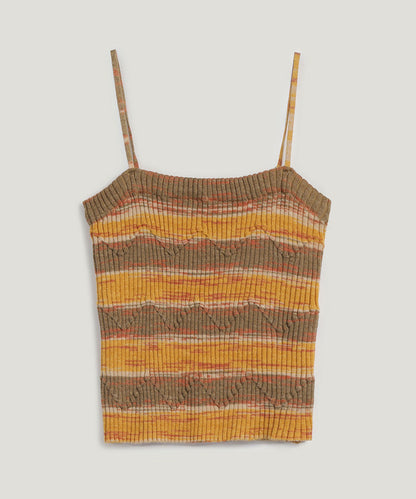 [TWEE] Pep stripe knit sleeveless