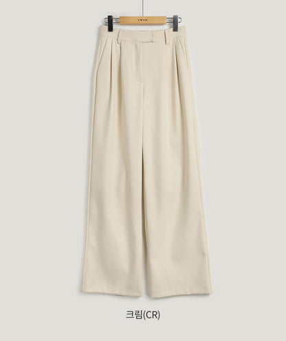[TWEE] Ruch Two-Tuck Straight Slacks