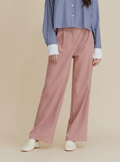 [TWEE] Ruch Two-Tuck Straight Slacks