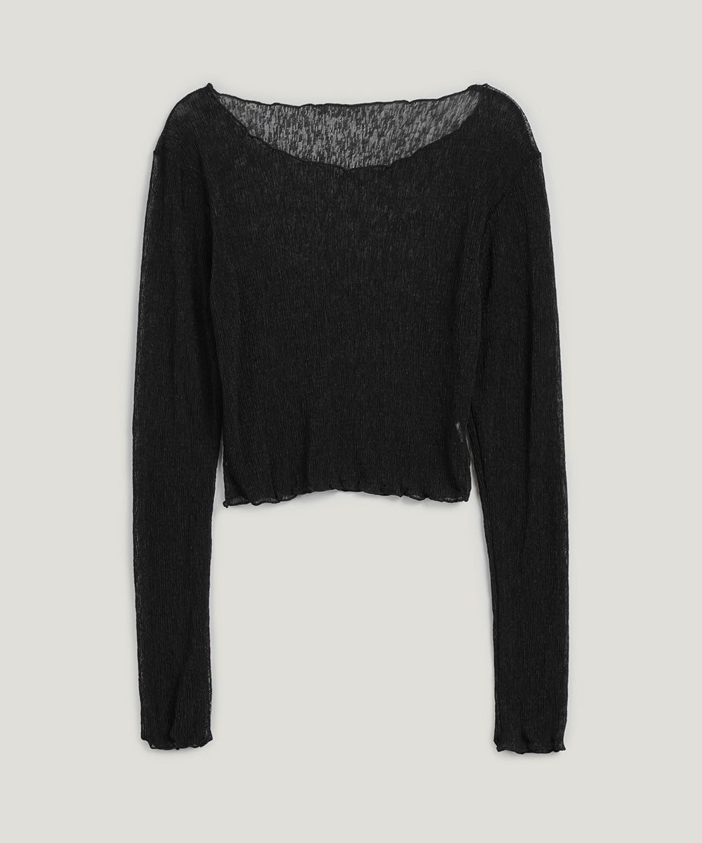 [TWEE] Baekho Mesh Layered Tee