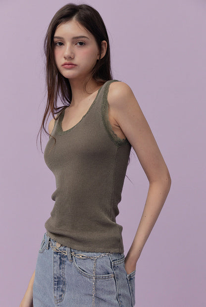 [TWEE] Foresis lace sleeveless