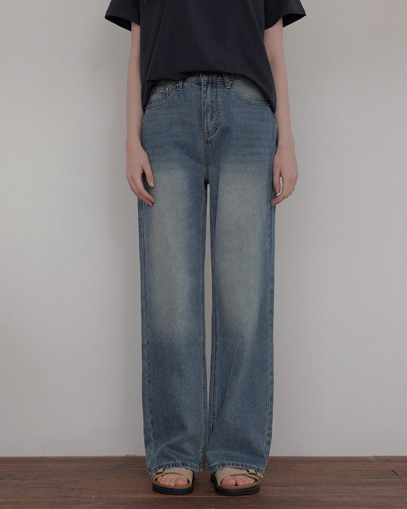 [TWEE] Roa Washed Wide Denim