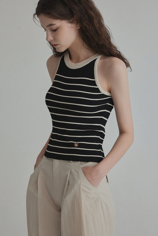 [TWEE]Suel Halter Sleeveless Knit