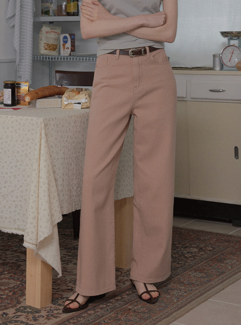 [TWEE] Pomit Straight Cotton Pants