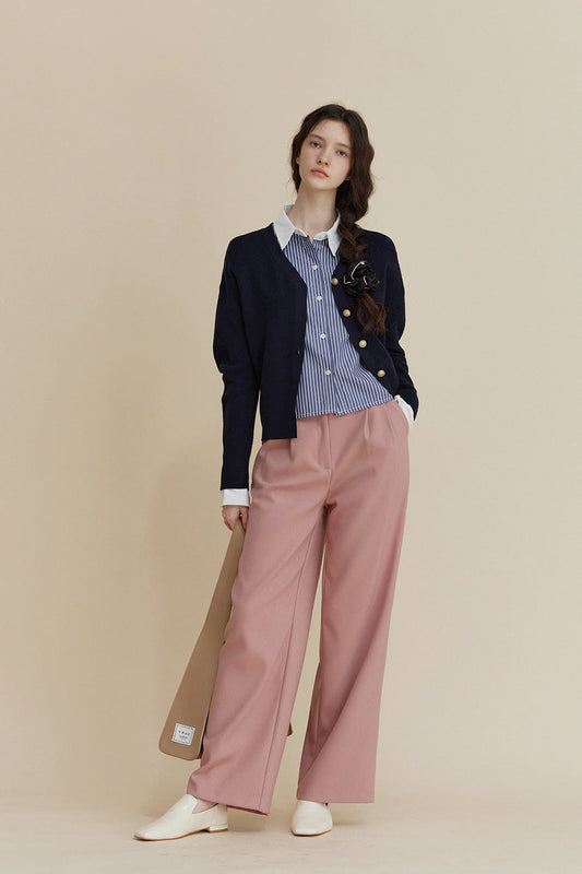 [TWEE] Ruch Two-Tuck Straight Slacks