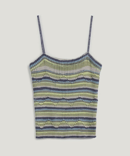 [TWEE] Pep stripe knit sleeveless