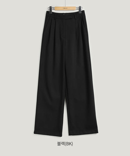 [TWEE] Ruch Two-Tuck Straight Slacks